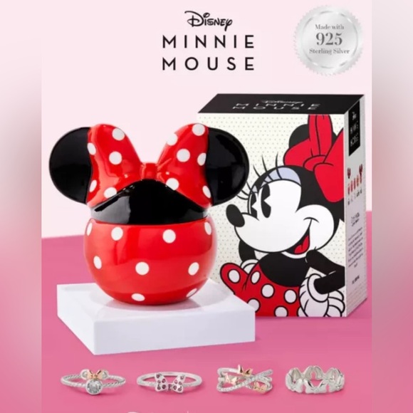 RARE Set Mickey and Minnie Mouse Charmed Aroma Candles with Size 8 Ring - Picture 5 of 8